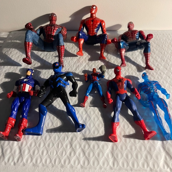 Marvel Spiderman & Other DC Comic Superhero Figures- 8 Total - Picture 8 of 16